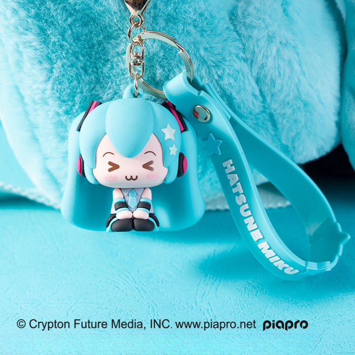 Officially Licensed Hatsune Miku Squinting Eyes Figure Charm