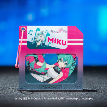 Officially Licensed Hatsune Miku Geometric Mirage Acrylic Keychain Charm