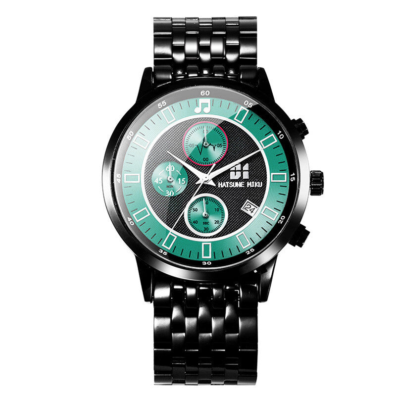 Montre à quartz Hatsune Miku, Kagamine Rin et Len Ensemble sous licence officielle