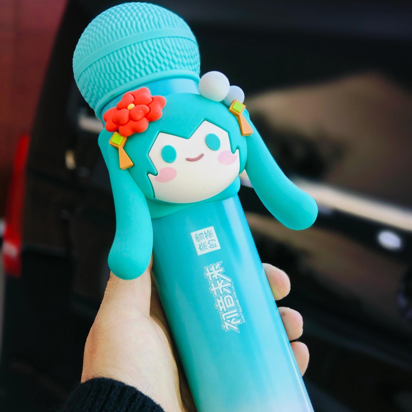 Officially Licensed Hatsune Miku Microphone Thermos Cup