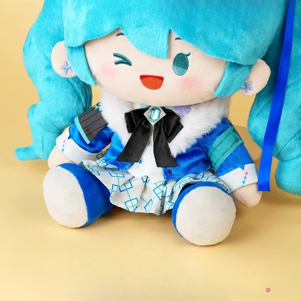 Official LDCX Hatsune Miku Honey Bean Sitting Pose Jumbo Plush Doll Official Peripheral Ornament