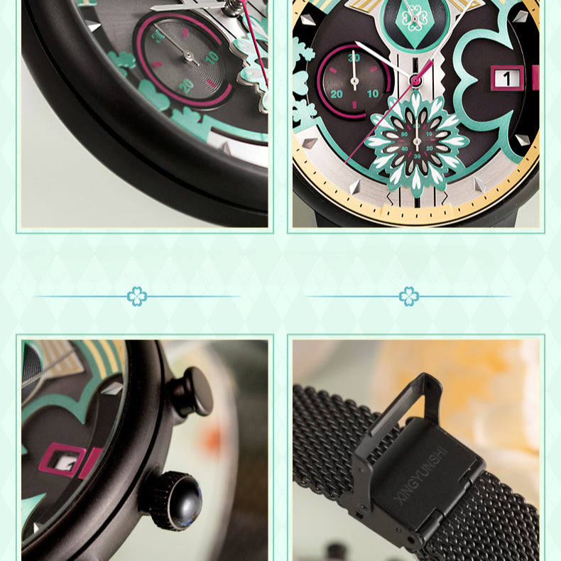 Officially Licensed Hatsune Miku Future Hope Solar Quartz Watch