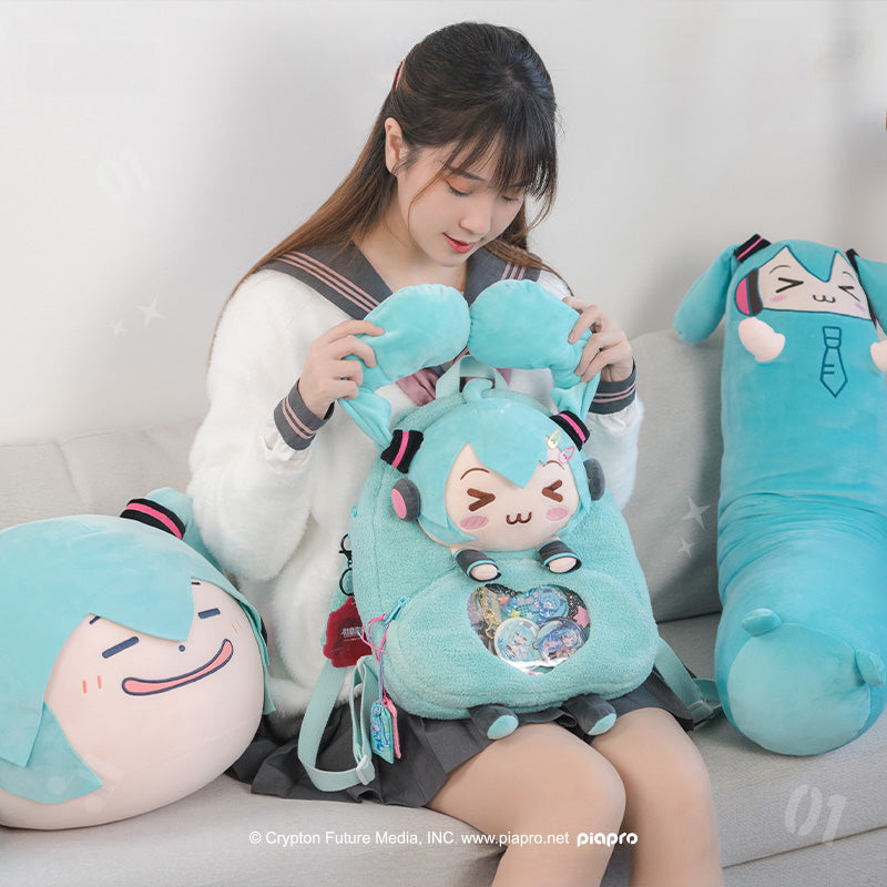 Officially Licensed Hatsune Miku Squinted Eyes Series Backpack