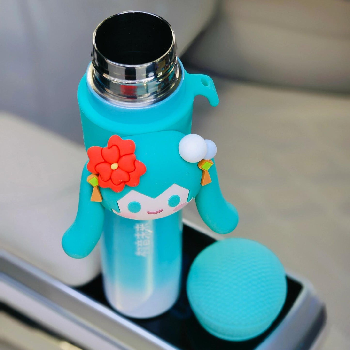 Officially Licensed Hatsune Miku Microphone Thermos Cup