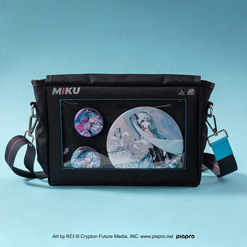 Officially Licensed Hatsune Miku Commuter Dakimakura Bag