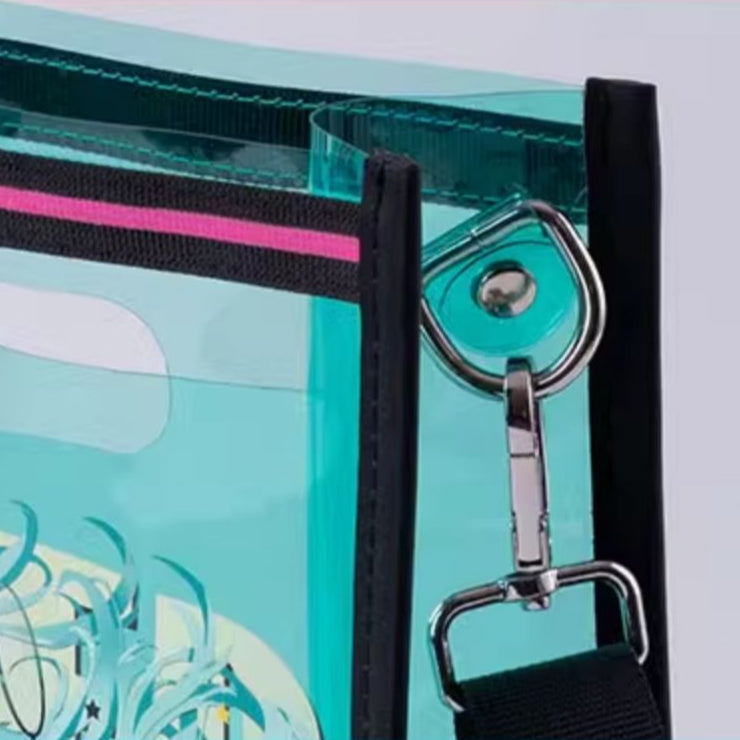 Officially Licensed Hatsune Miku Run Series Transparent Jelly Bag