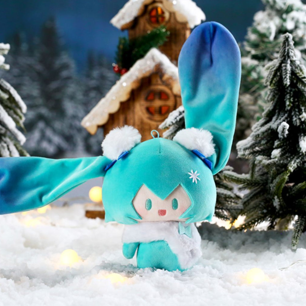 Officially Licensed Hatsune Miku VOCALOID Starlit Snow Mini Plush Charm
