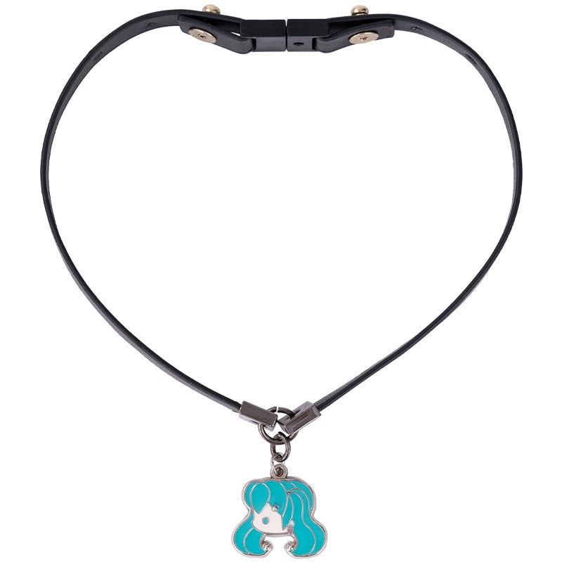 Collier en cuir Hatsune Miku Signal Invasion sous licence officielle
