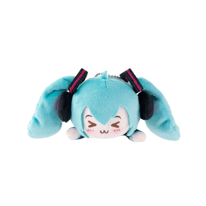 Officially Licensed Hatsune Miku Squinting Eyes Cute Plush Charm