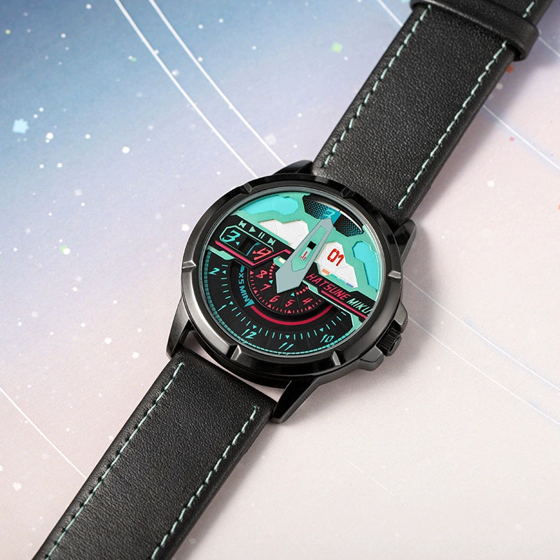 Officially Licensed Hatsune Miku Spinning Roulette Quartz Watch