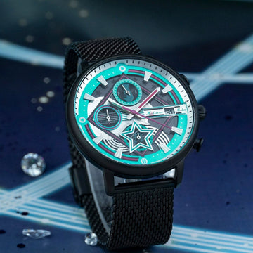 Officially Licensed Hatsune Miku Electric Strings Resonance Solar-Powered Watch