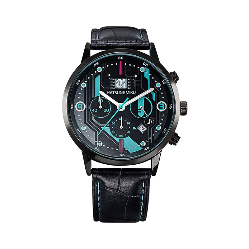 Officially Licensed Hatsune Miku Metal Overture Quartz Wristwatch