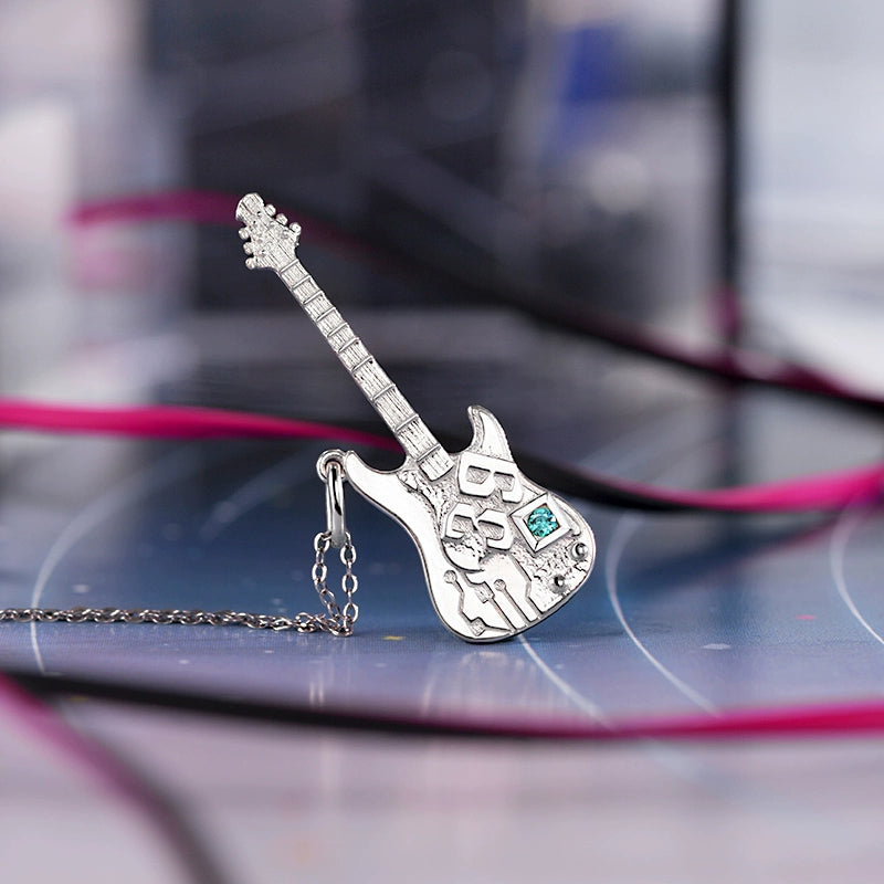 Pendentif guitare Hatsune Miku sous licence officielle, édition limitée anniversaire