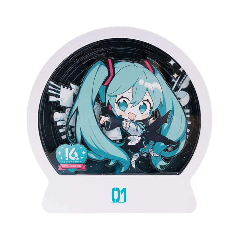 Officially Licensed Hatsune Miku 16th Anniversary Paper Cut Lamp