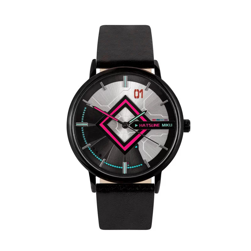 Officially Licensed Hatsune Miku Song of the Future Slim Quartz Watch