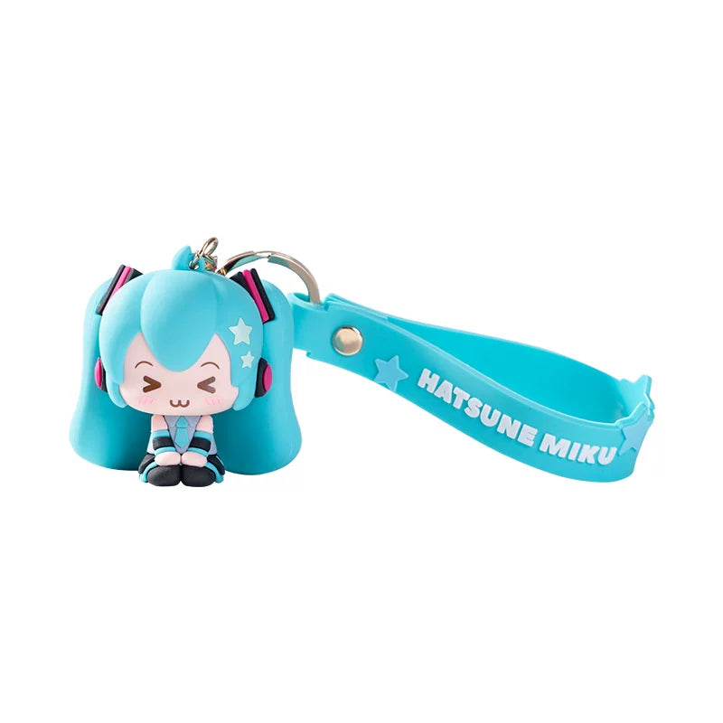 Officially Licensed Hatsune Miku Squinting Eyes Figure Charm