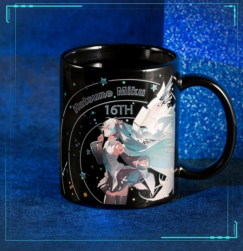 Officially Licensed Hatsune Miku 16th Anniversary Color-Changing Mug