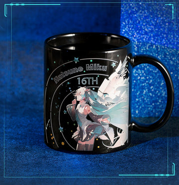 Officially Licensed Hatsune Miku 16th Anniversary Color-Changing Mug