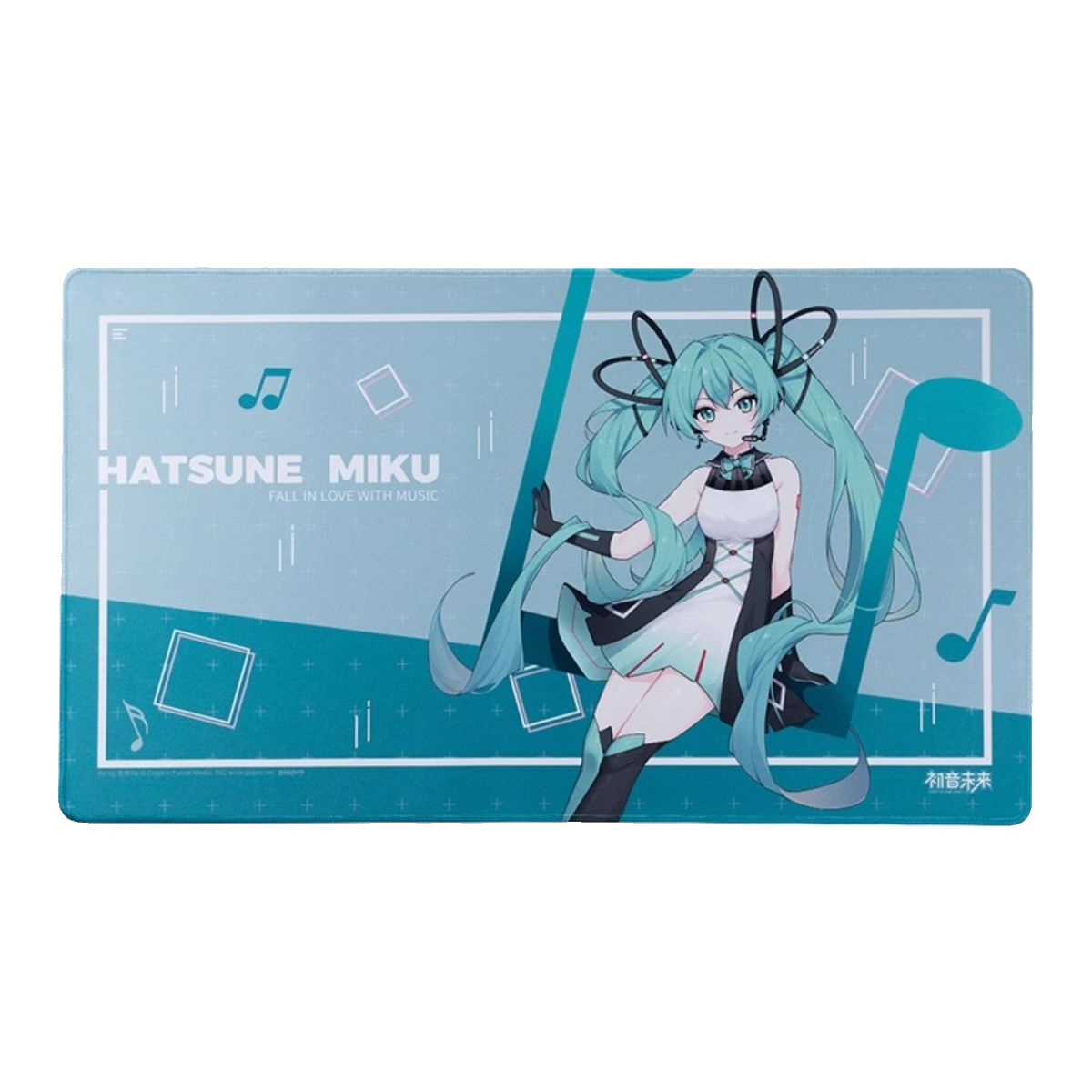 Officially Licensed Hatsune Miku Geometric Oversized Mouse Pad