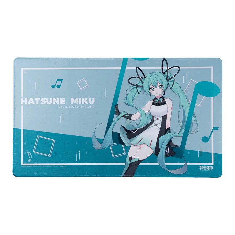 Official Hatsune Miku Gaming Desk Mat Mouse Pad, 27.6 × 15.7 in