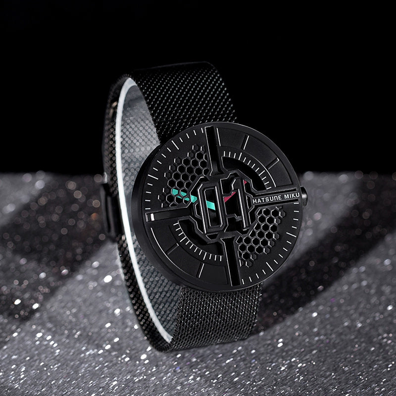 Officially Licensed Hatsune Miku Metal Sonata Waterproof Quartz Wristwatch