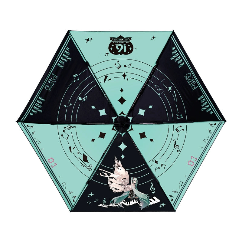 Officially Licensed Hatsune Miku 16th Anniversary UV Protection Umbrella (for Sun and Rain)