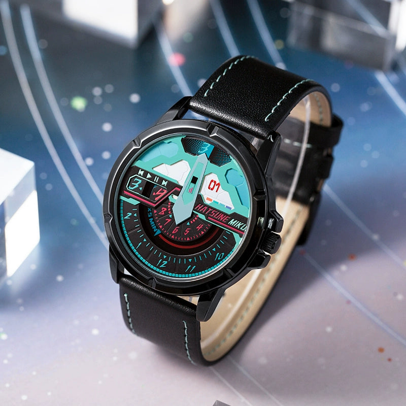 Officially Licensed Hatsune Miku Spinning Roulette Quartz Watch