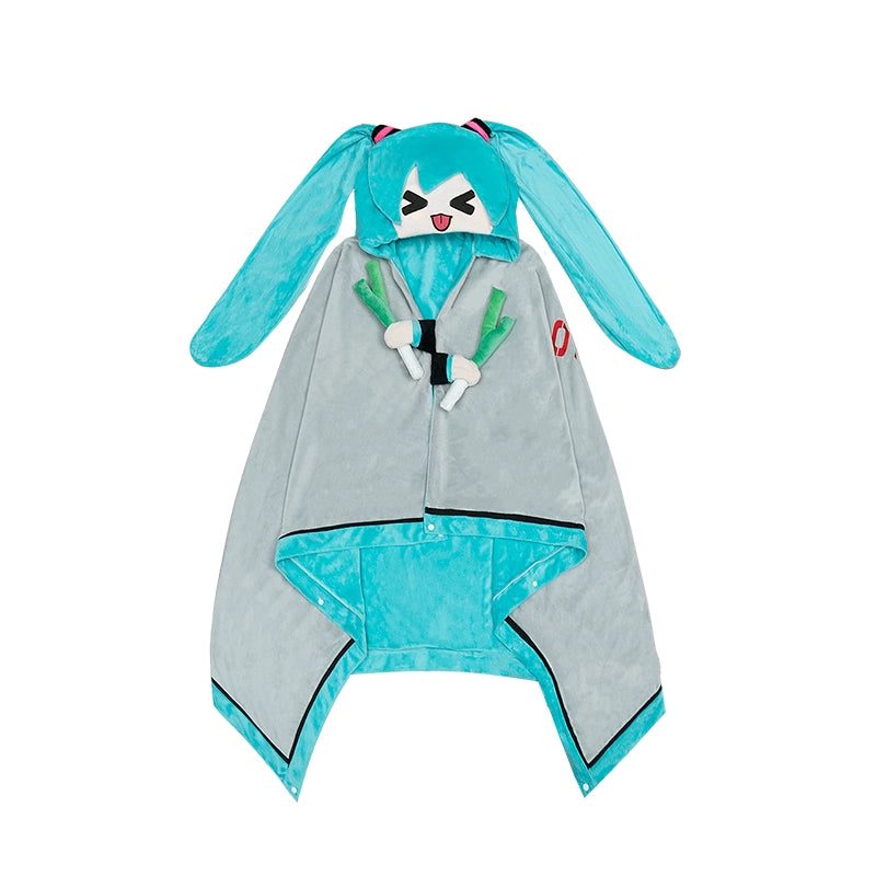 Officially Licensed Hatsune Miku Expression-Changing Plush Cape