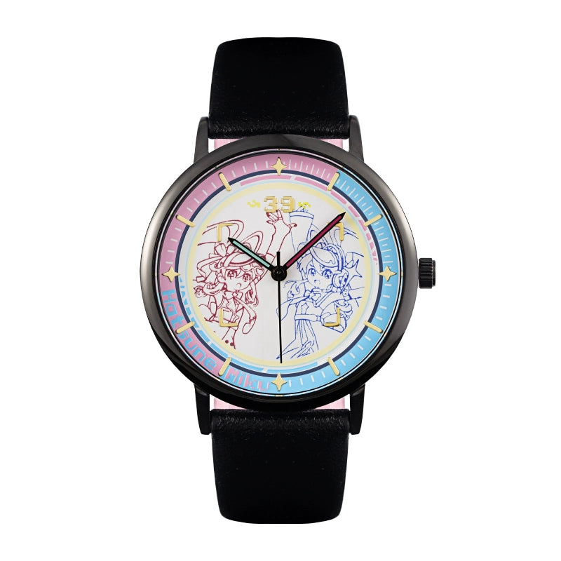 Officially Licensed Hatsune Miku Mirror Encounter & Future Light-Sensitive Color-Changing Watch