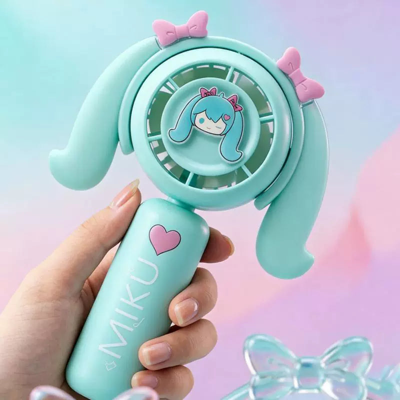 Hatsune Miku Portable USB Rechargeable Handheld Mini Fan