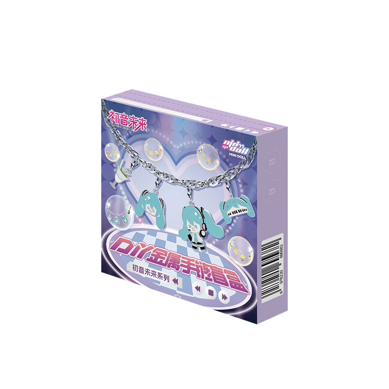 Officially Licensed Hatsune Miku Doll Paradise Metal Bracelet Blind Box