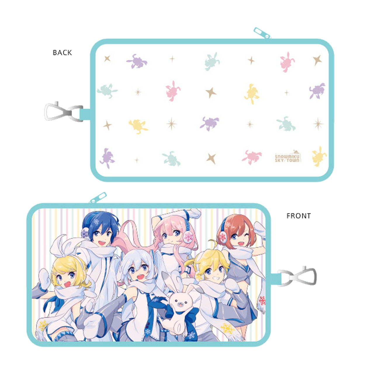Offiziell lizenzierte Hatsune Miku Snow Future Aufbewahrungstasche
