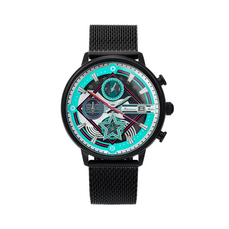 Officially Licensed Hatsune Miku Electric Strings Resonance Solar-Powered Watch