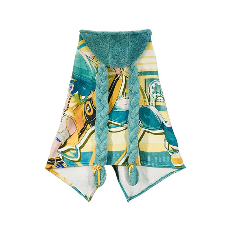 Officially Licensed Hatsune Miku 17th Anniversary Air-Conditioning Blanket Shawl
