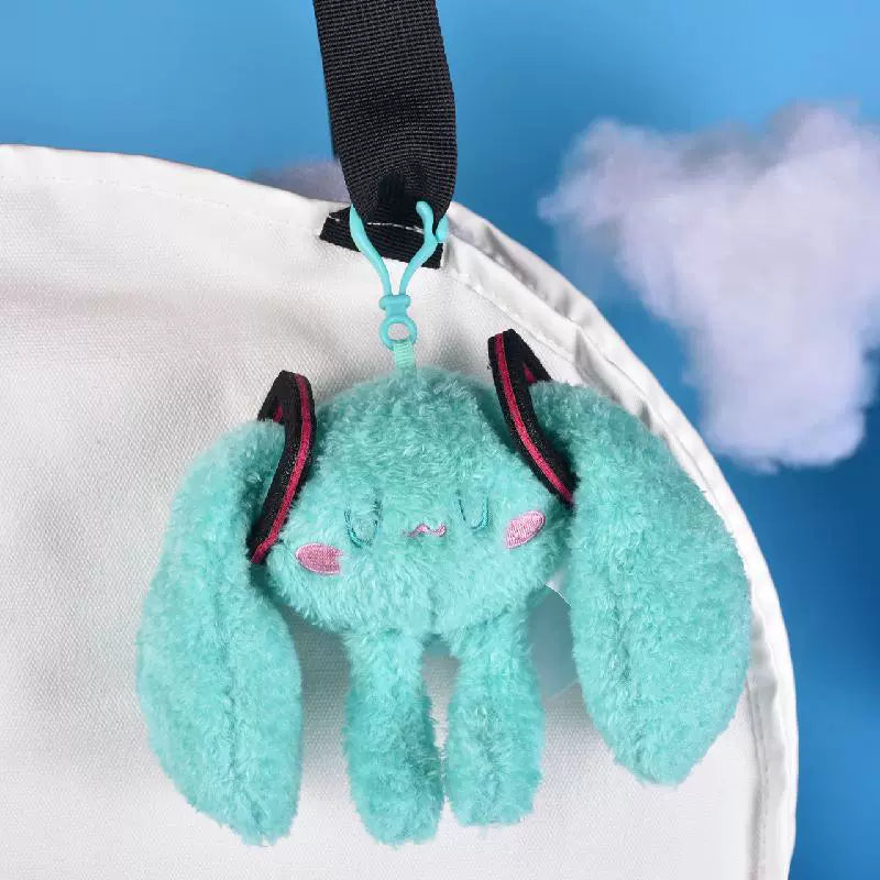 Officially Licensed Hatsune Miku Cute Closed-Eyes Plush Charm