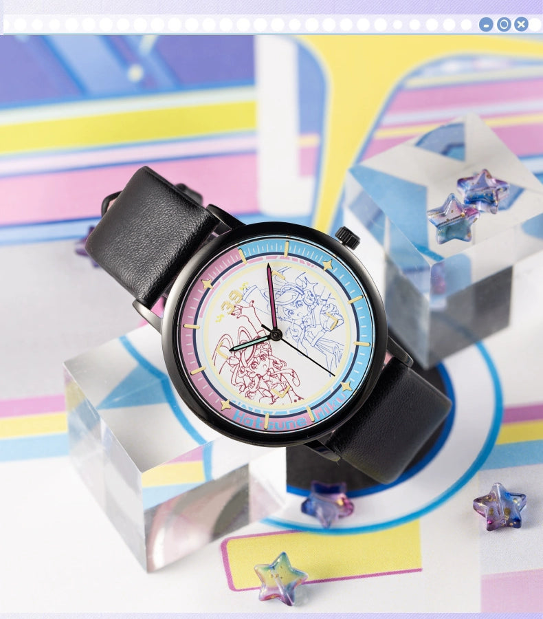 Officially Licensed Hatsune Miku Mirror Encounter & Future Light-Sensitive Color-Changing Watch