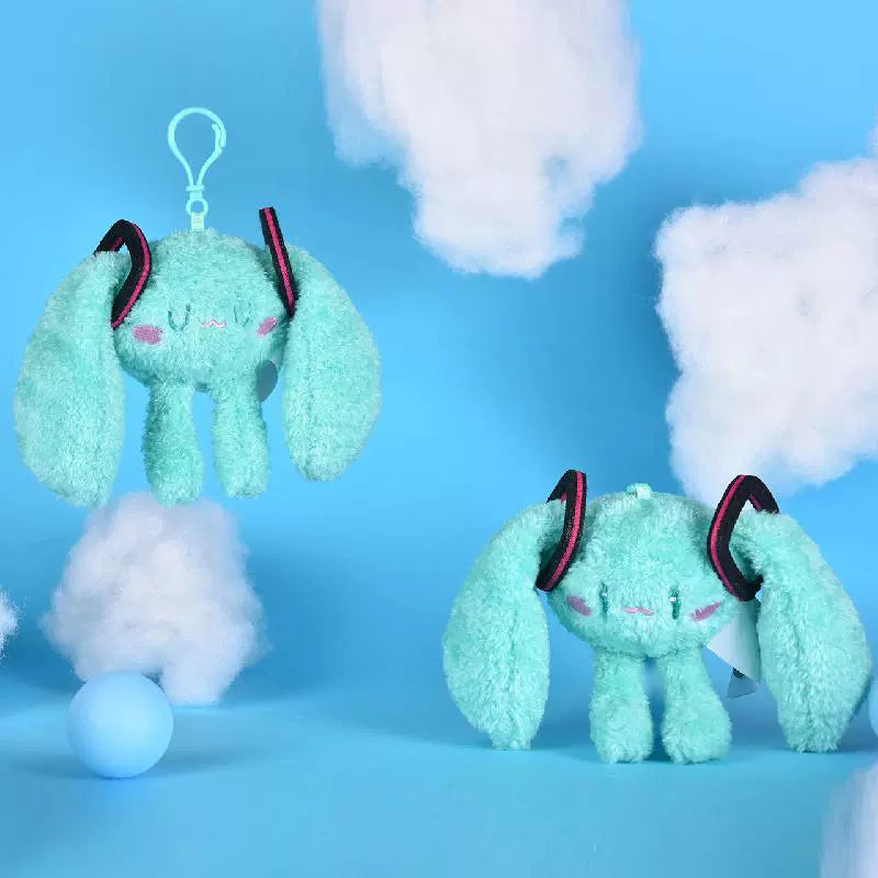 Officially Licensed Hatsune Miku Cute Closed-Eyes Plush Charm