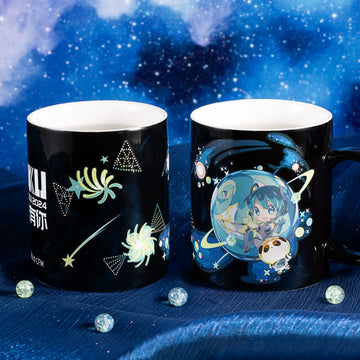 Officially Licensed Hatsune Miku Planet Color-Changing Mug