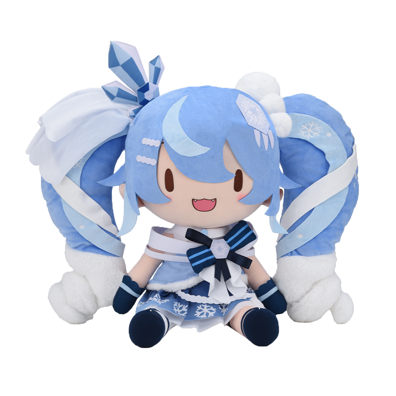 Official SEGA VOCALOID Hatsune Miku Snow Miku 2025 Jumbo Fufu Plush Doll