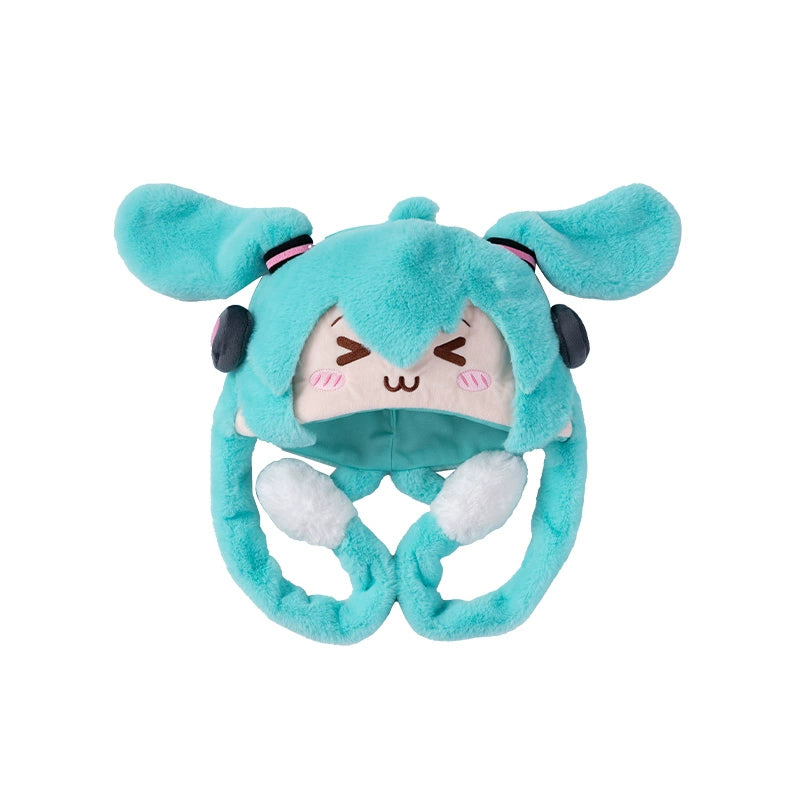 Hatsune Miku Squinty-Eyes Plush Hat