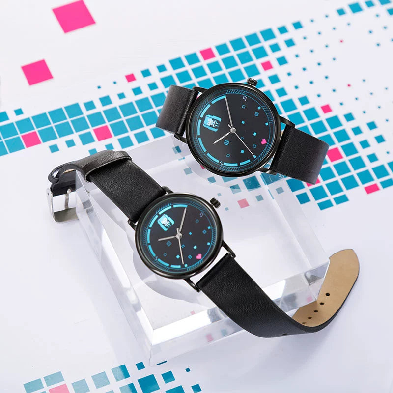 Officially Licensed Hatsune Miku Pixelated Miku Waterproof Slim Watch