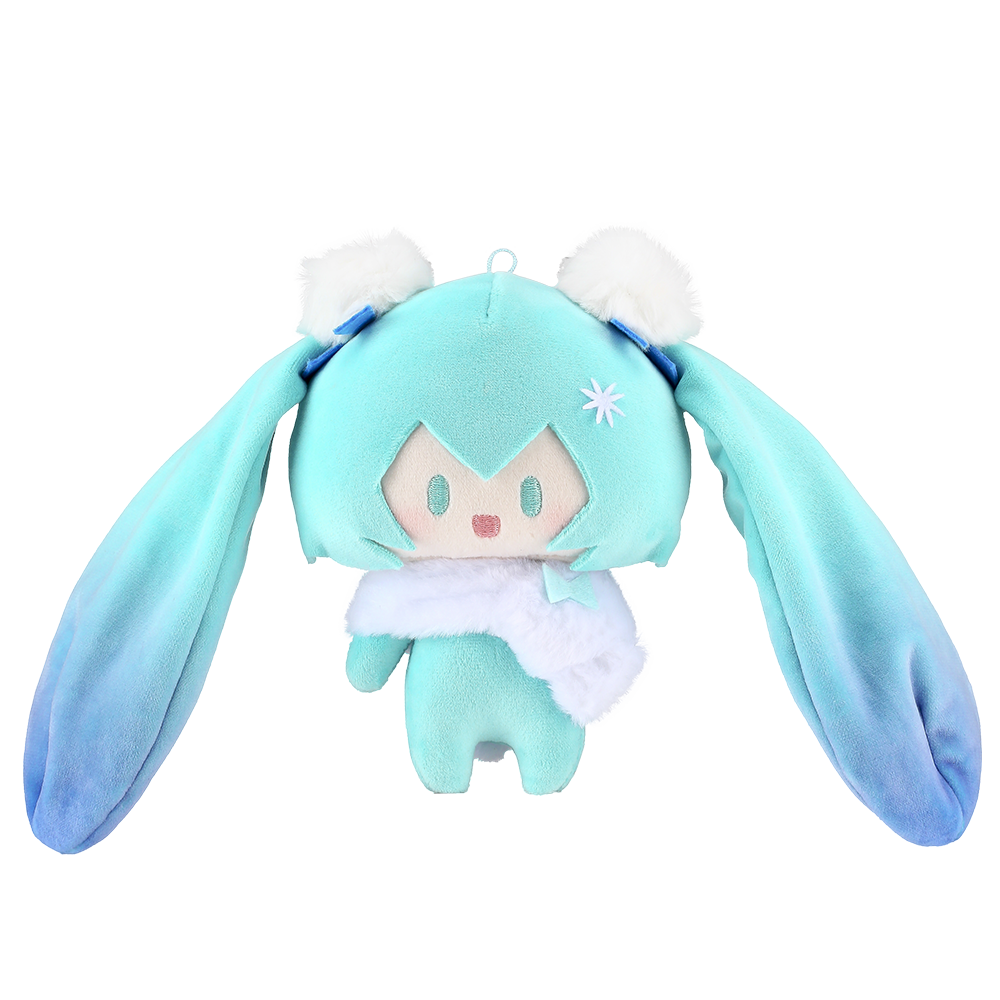 Peluche Hatsune Miku, petite peluche Snowy Starry Dream Night, sous licence officielle