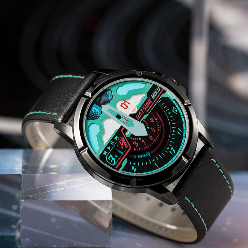 Officially Licensed Hatsune Miku Spinning Roulette Quartz Watch