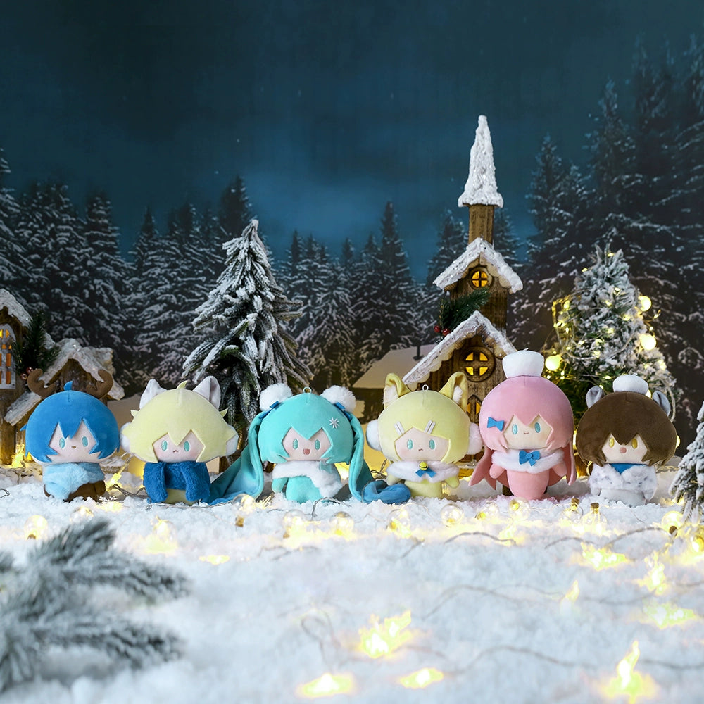 Peluche Hatsune Miku, petite peluche Snowy Starry Dream Night, sous licence officielle