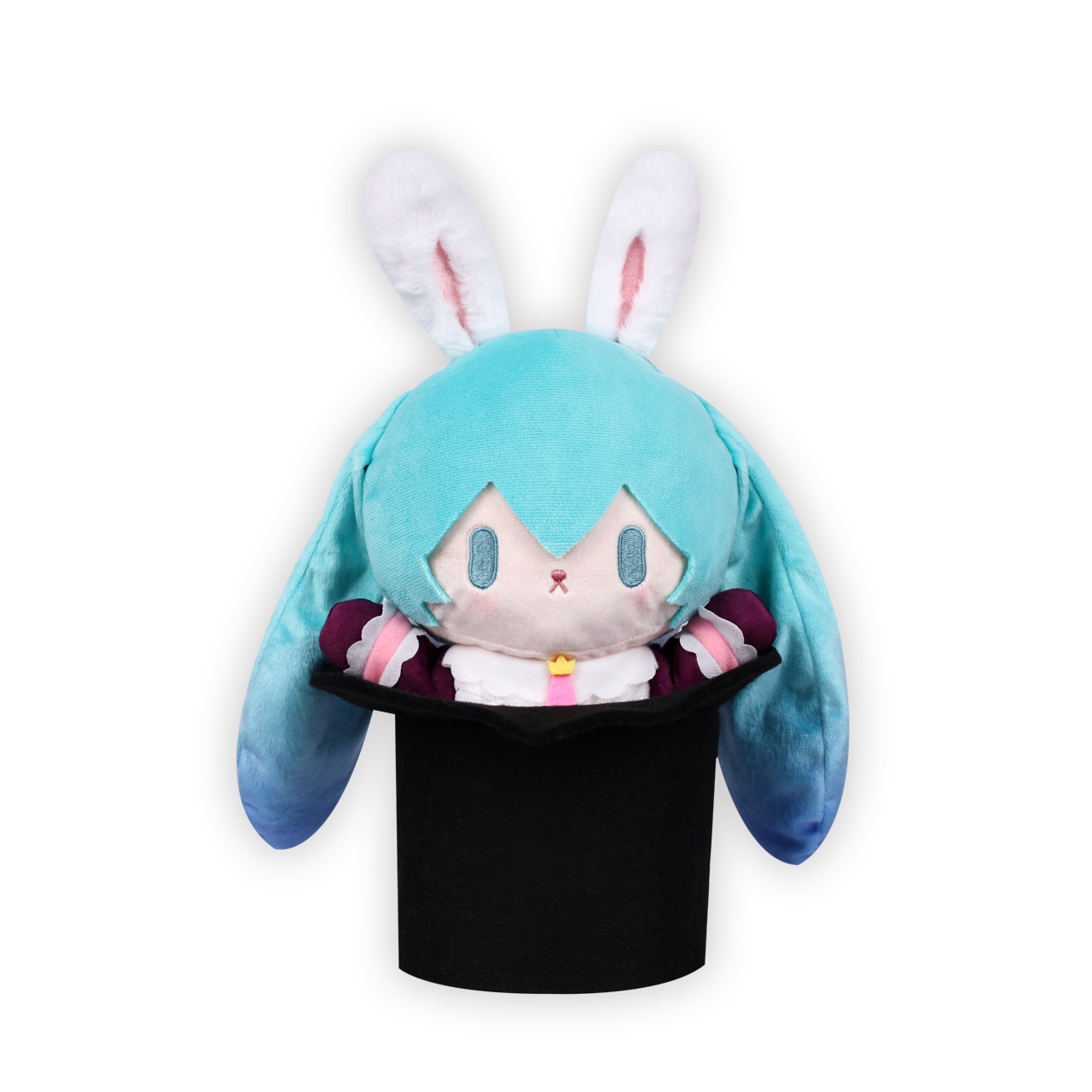 Peluche magique Hatsune Miku de taille moyenne, sous licence officielle