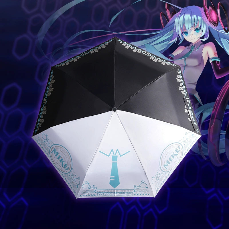 Officially Licensed Hatsune Miku Sound of the Future Sun and Rain Umbrella