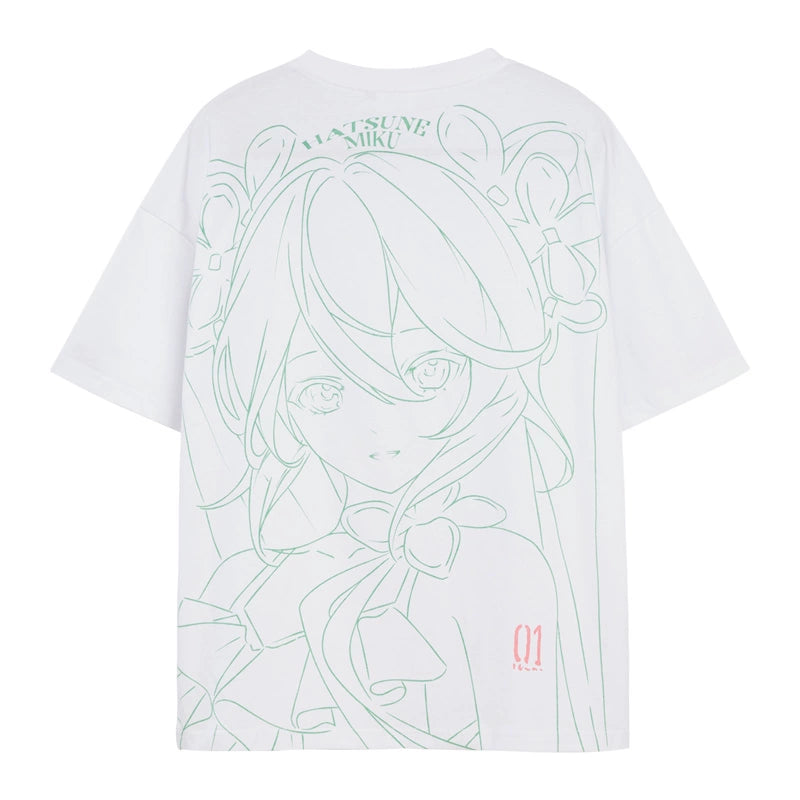 Hatsune Miku Oversized Short Sleeve T-Shirt – Crew Neck