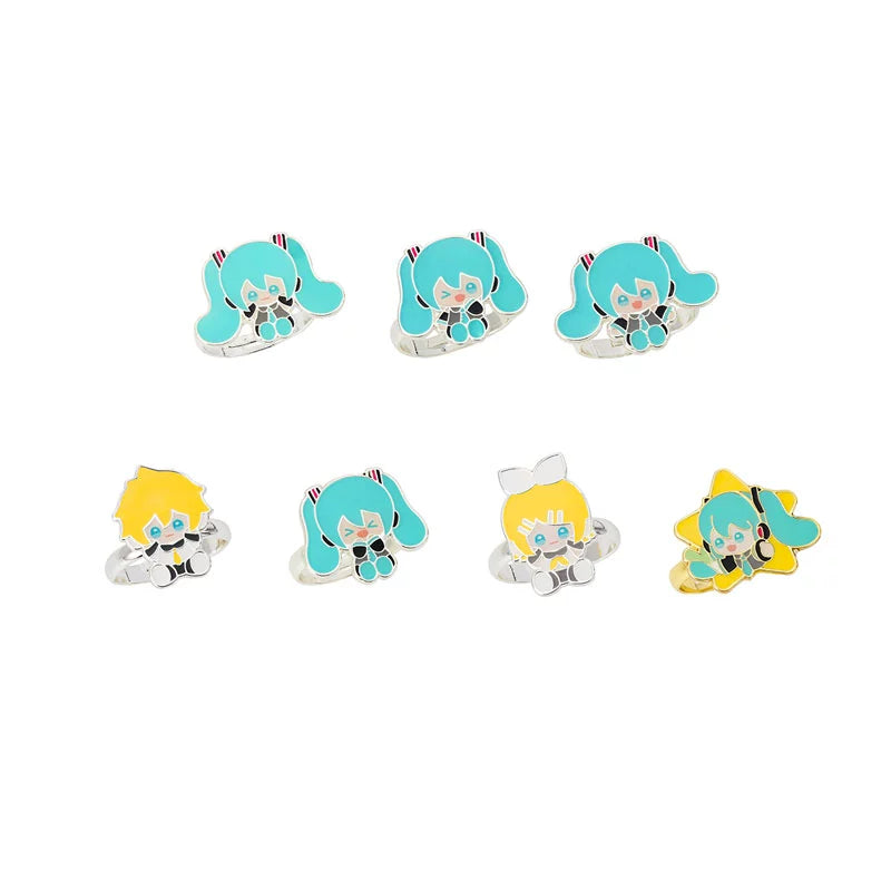 Boîte aveugle de bagues Hatsune Miku Future Series Vol. 2 Q-Style sous licence officielle