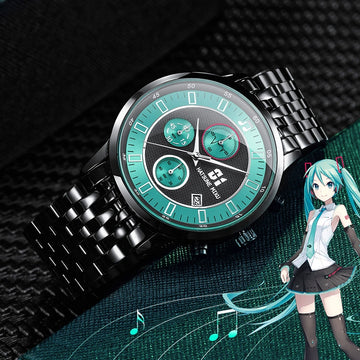 Officially Licensed Hatsune Miku, Kagamine Rin & Len Ensemble Quartz Watch