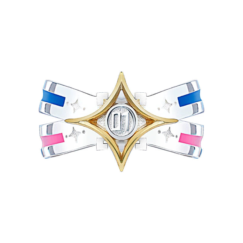 Offiziell lizenzierter Hatsune Miku-Ring im Vintage-Stil aus 925er Sterlingsilber – Innenumfang 61 mm